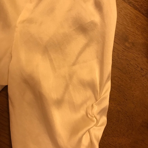 Cute silky button up shirt size small. - Picture 4 of 6